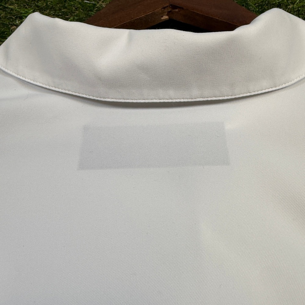 Adidas Louisville Cardinals Mens XL White Button Up Short Sleeve Shirt NCAA Logo - Picture 11 of 11